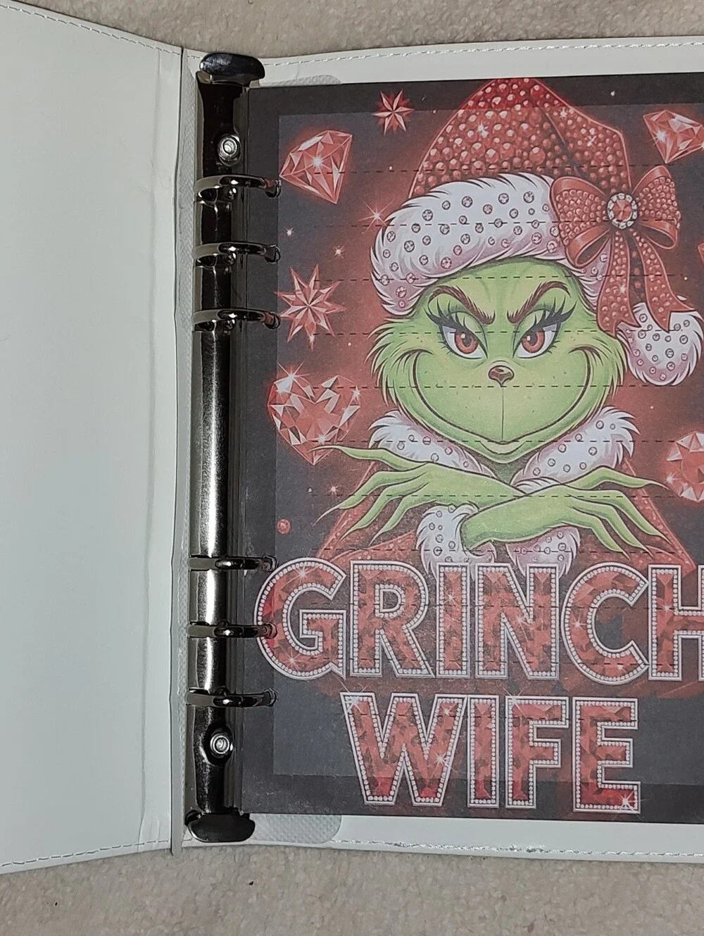 The Grinch a5 pu